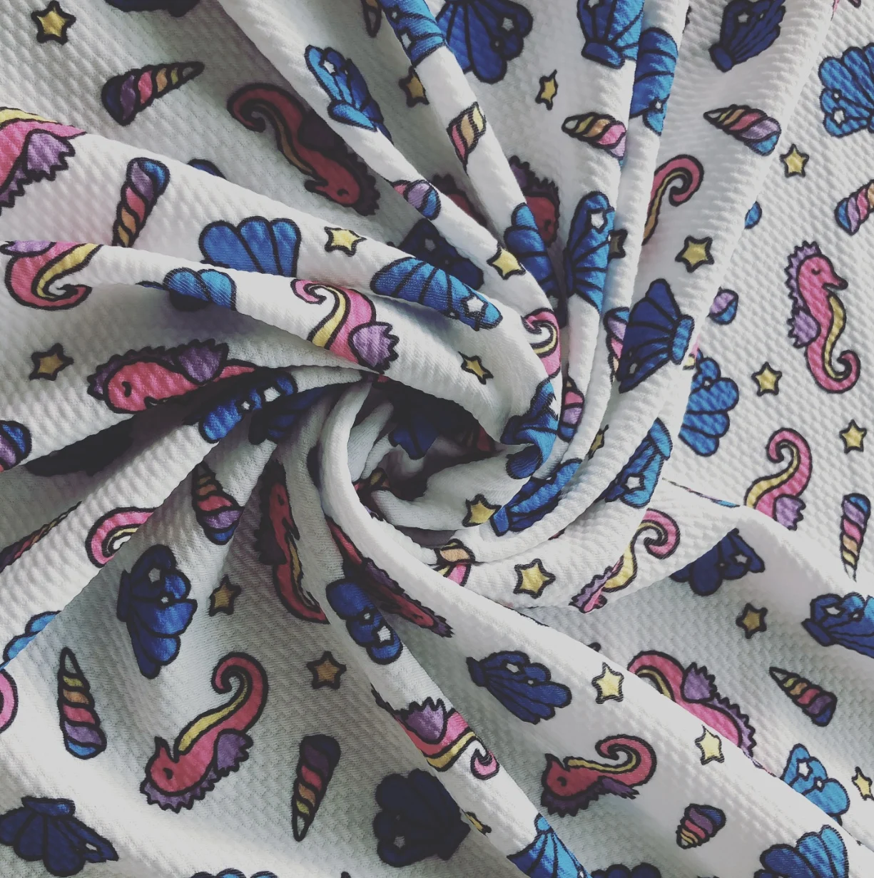 
 США самый модный новый жаккардовый дизайн пузырьковая печать пузырьковая трикотажная ткань для бантов  