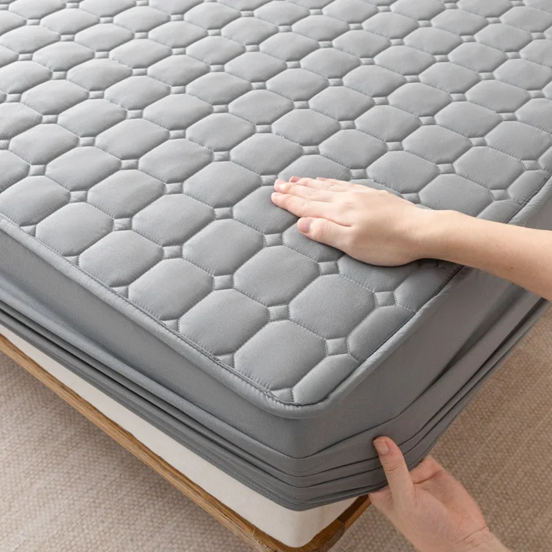 Factory Cheap Household Bed Sheet Thickened Waterproof Bed Cover Custom Size Mattress Protective Cover Waterproof Bed Sheets