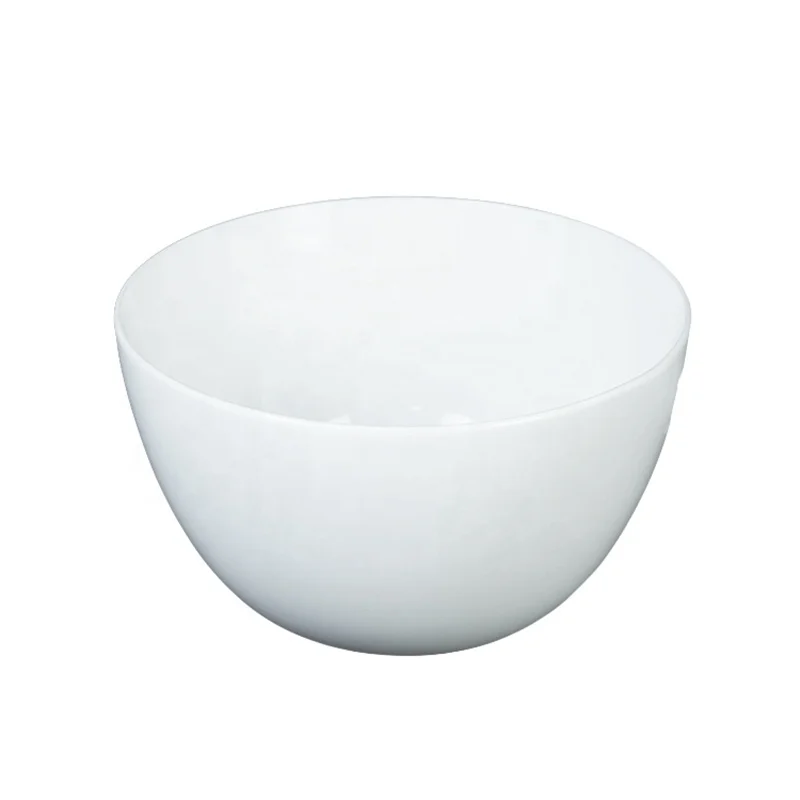 18cm Durable Low Price New Holland New Bone China Porcelain White Luxury Nordic Ceramic Bowl