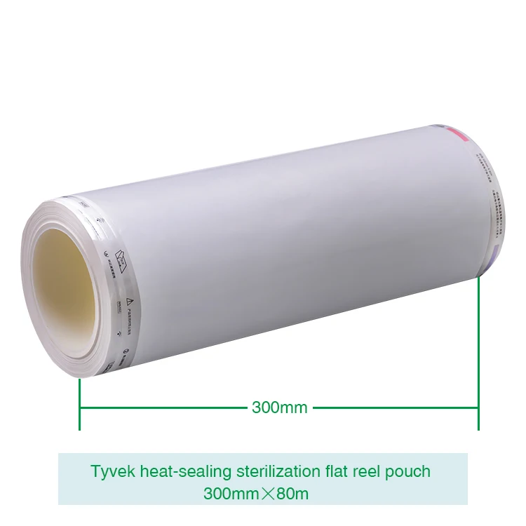 Tyvek heat-sealing plasma sterilization roll pouch
