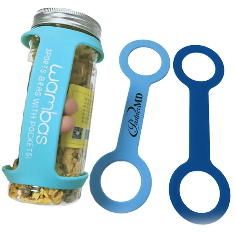 Universal Silicone Bottle Bands, Soft Water Bottle Carrier,Stretchable Bottle Holder Strap/Handle for Outdoor Activities Running