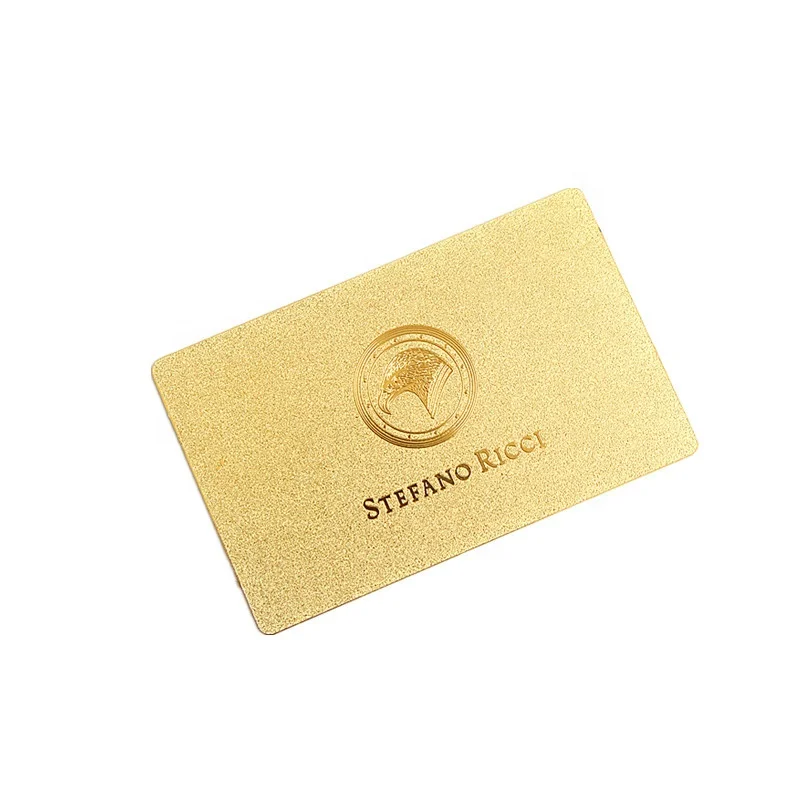 Wholesale custom most popular lucky best wishes card gold