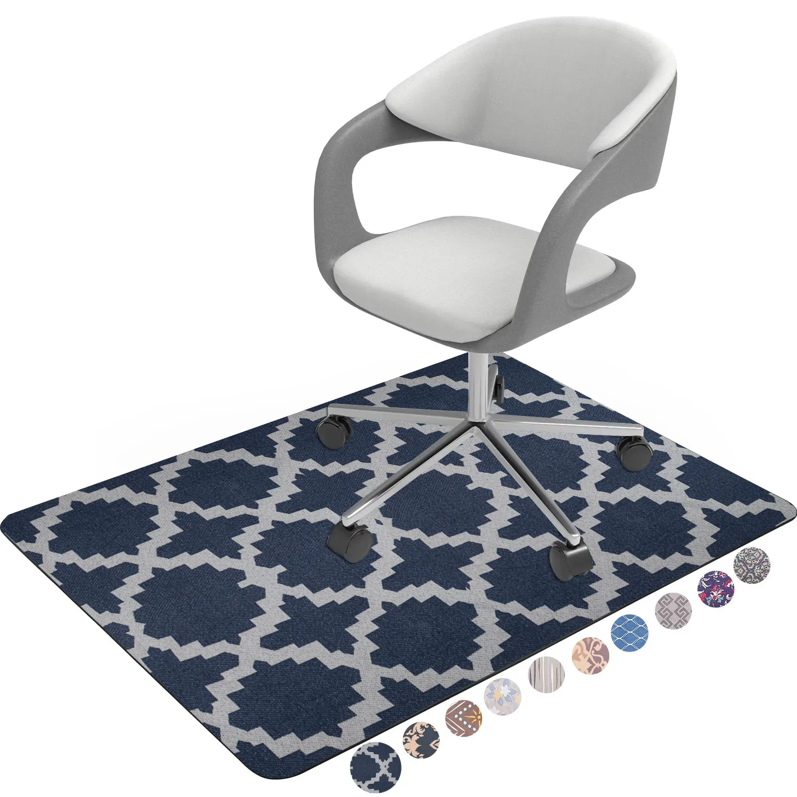 Desk Chair Mat for Hardwood Floor, Office Chair Mat for Rolling Chairs