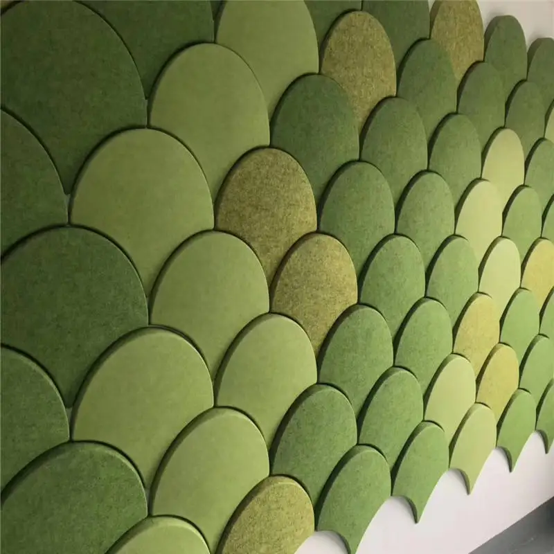 Wholesale Size Customized 100% Polyester Wall Acoustic Panel Wood For Hall