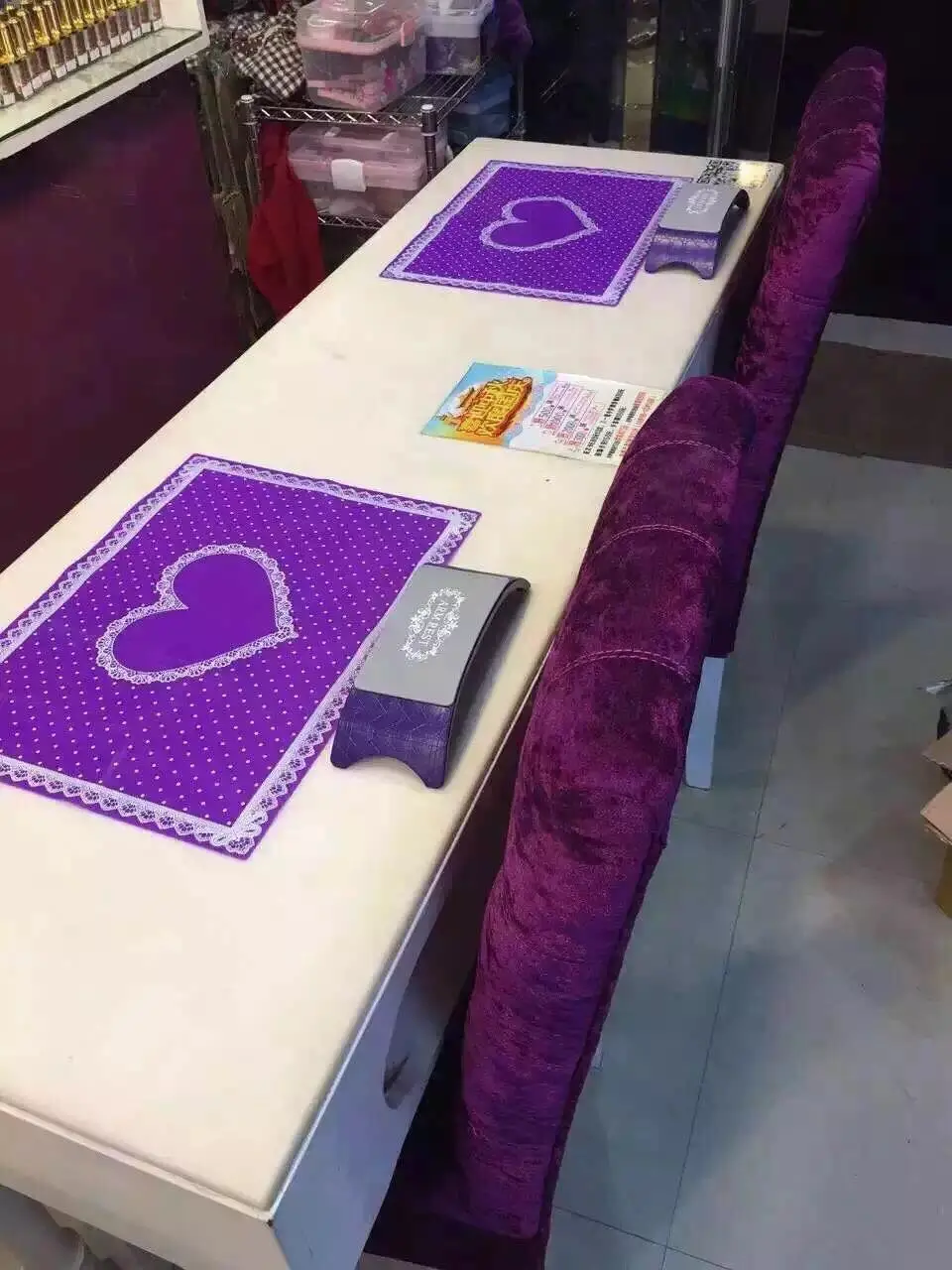 2022 professional Silicone Nail Art Mat foldable Washable mat Arm Rest Nail Pillow Manicure for nail polish remover