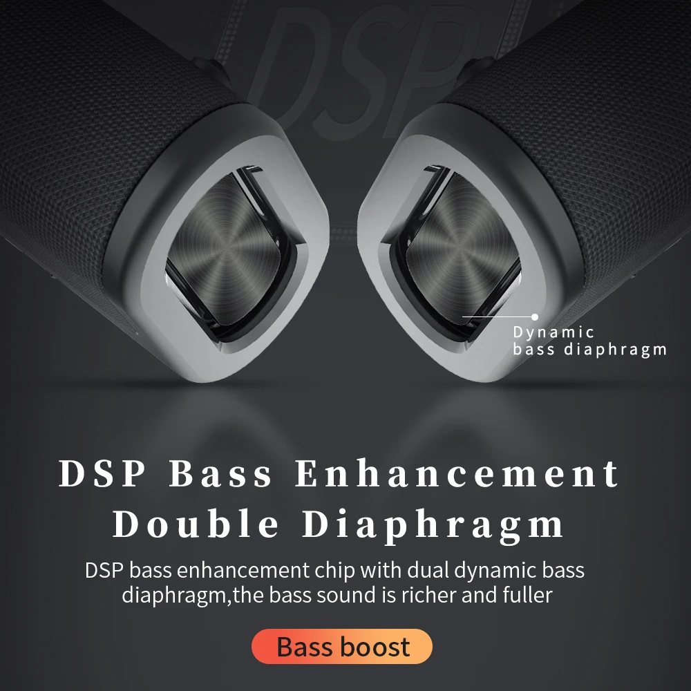 DJ Party 80W Home Subwoofer BT5.0 Home Theater Sound System Speaker Portable Wireless Speaker Luxury AUX USB TWS Pair Speakers