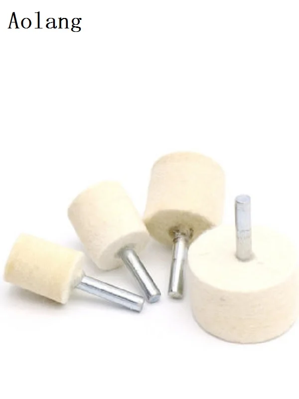 Wholesale Custom Pure Abrasive Tool 100%Wool Felt Polishing Grinding Head felt wool mini grinding head