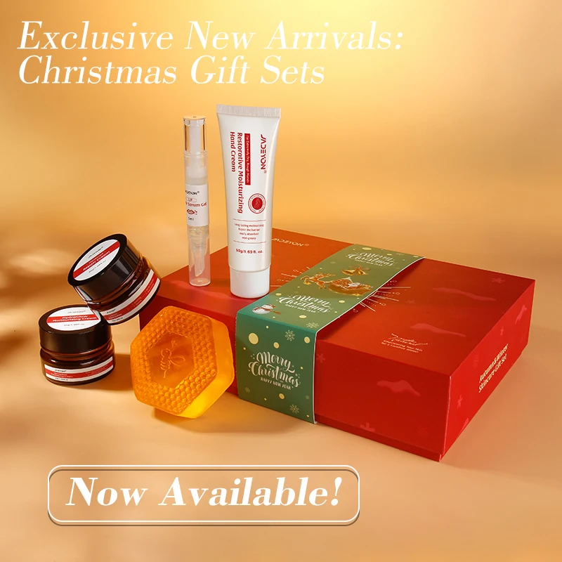 Facial Gift Set Skin Care Gift For Christmas Lip Serum Face Moisturizing Skin Christmas Gift Box Handmade Soap Skin Care Set New