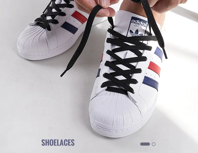 Custom Shoe Laces High Quality Cotton Polyester Flat Sneaker Shoe String Printed logo Shoelace