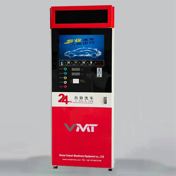 CE 80 bar coin/card operated self-service car wash machine price/self-service lpg steam car wash machine
