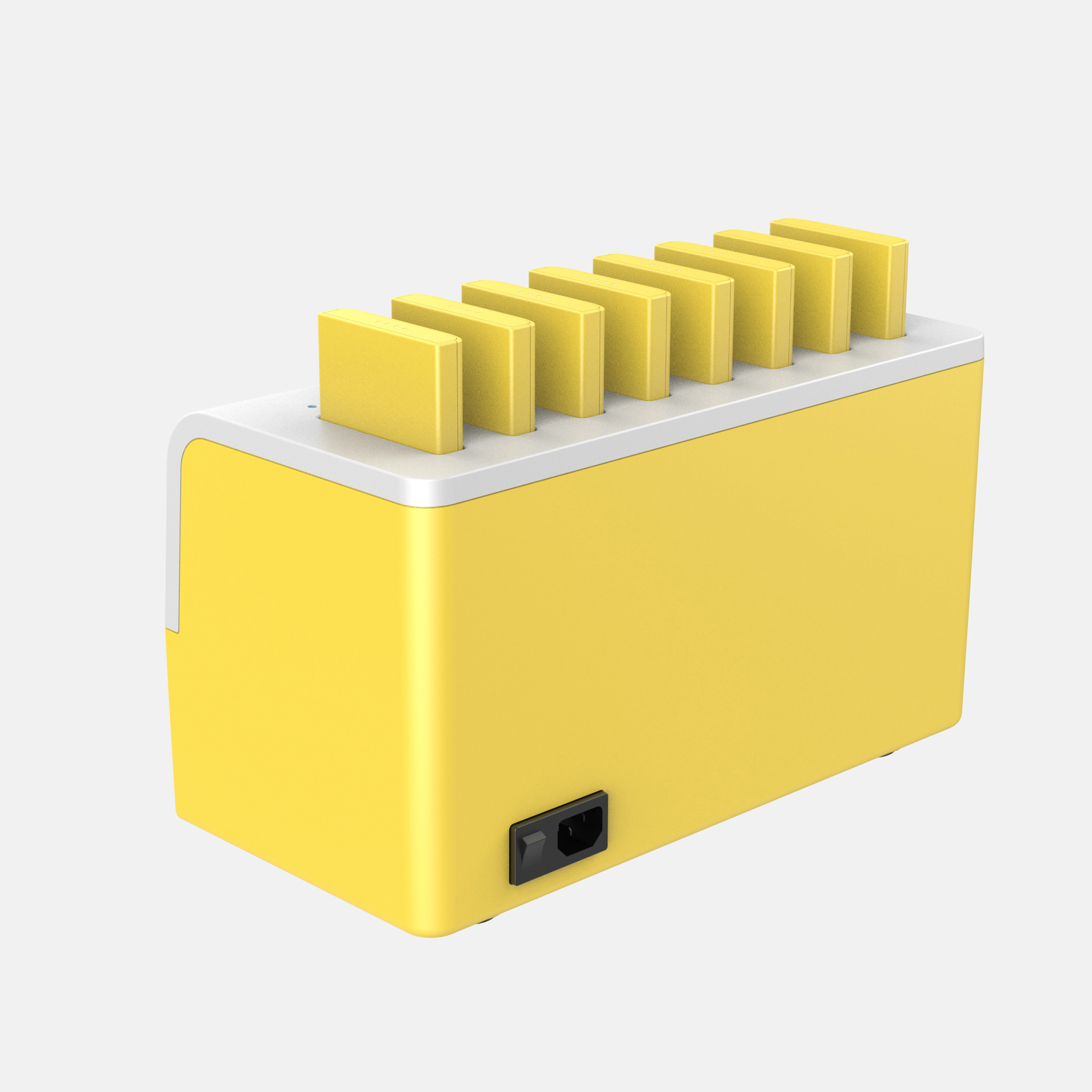 lcd screen power bank sharing station 8 slots rental sharing power bank advertising shared power bank station for mobile phone