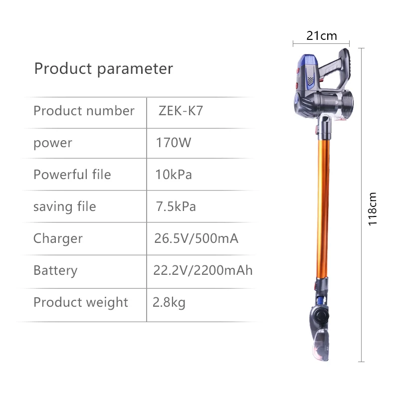 Hand Held Carpet Vacuum Cleaner Mop Home Rechargeable Wireless Cordless Brushless motor Stick Upright Wet And