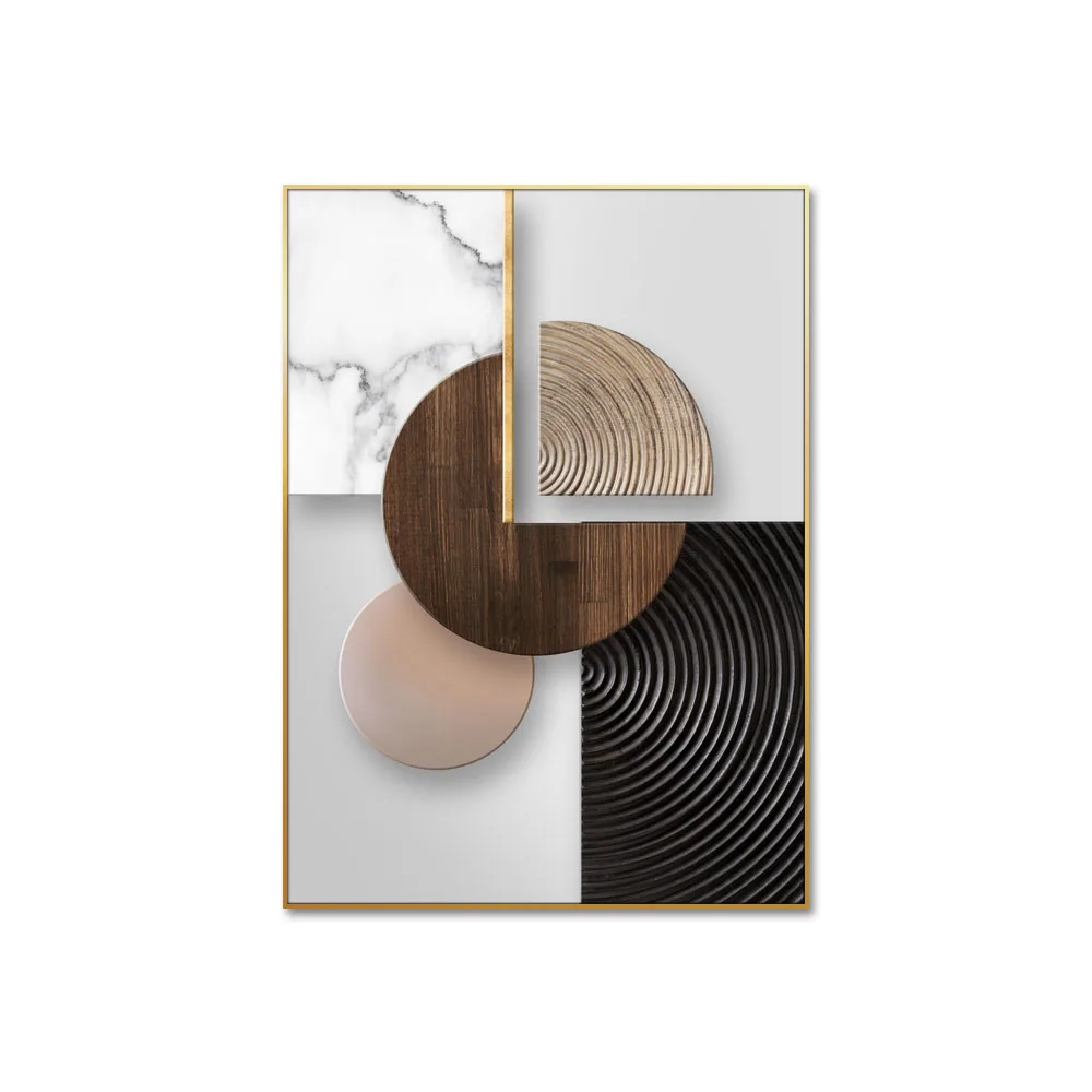 Huamiao Modern Cutting Wall Art Abstract Still Life Crystal Porcelain Painting For Living Room