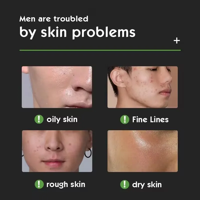 Top Selling Men Skin Care Kit Moisturizing Facial Anti Aging Eye Cream Oil Control Face Cleanser Mens Skin Care Set