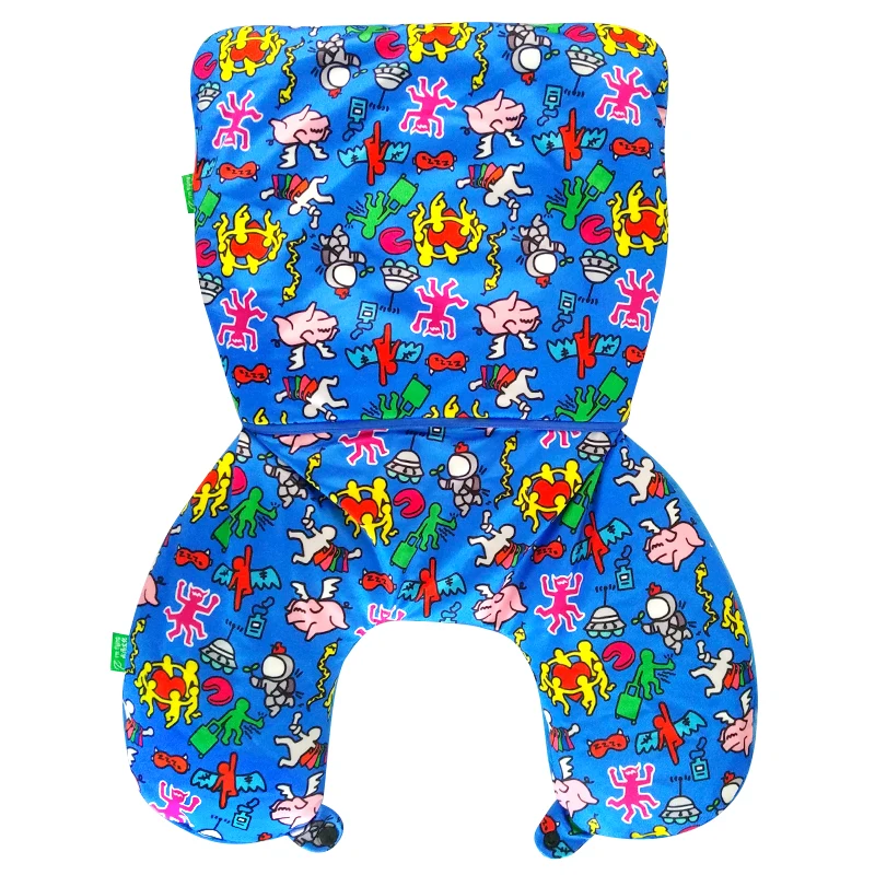 Convertible 2 in 1 Microbeads Rest Neck Pillow Massage Cushion OEM Custom Cartoon Kids Soft Penguin U Shaped Travel pillow