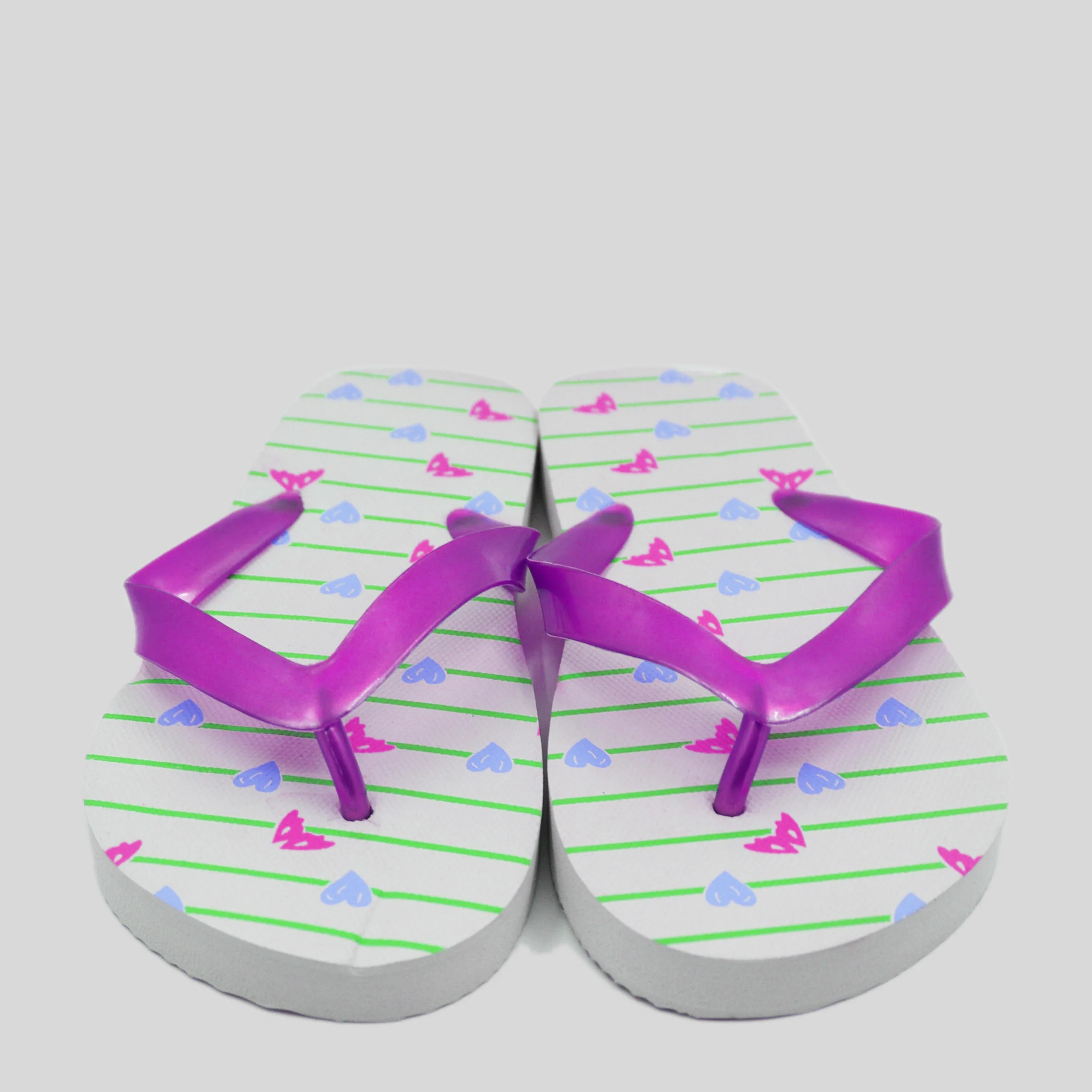 ASP Summer Colorful Manufactures Printed Custom Recycled Women Sandals Flip Flops Beach