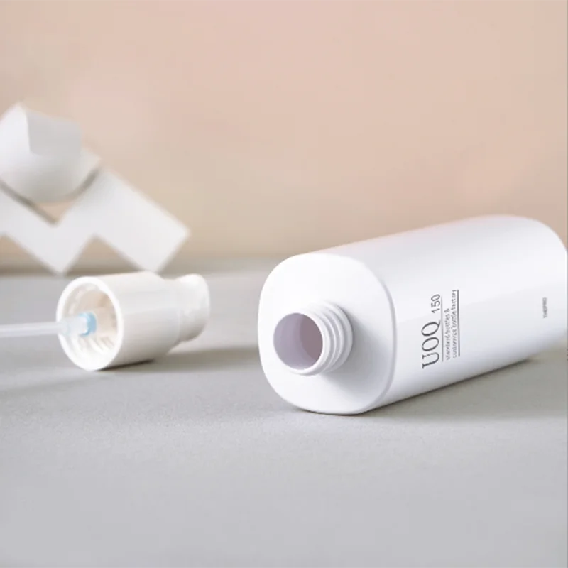 50ml 80ml 100ml 120ml 150ml White square lotion  spray bottle PET plastic bottle toner cosmetic bottles