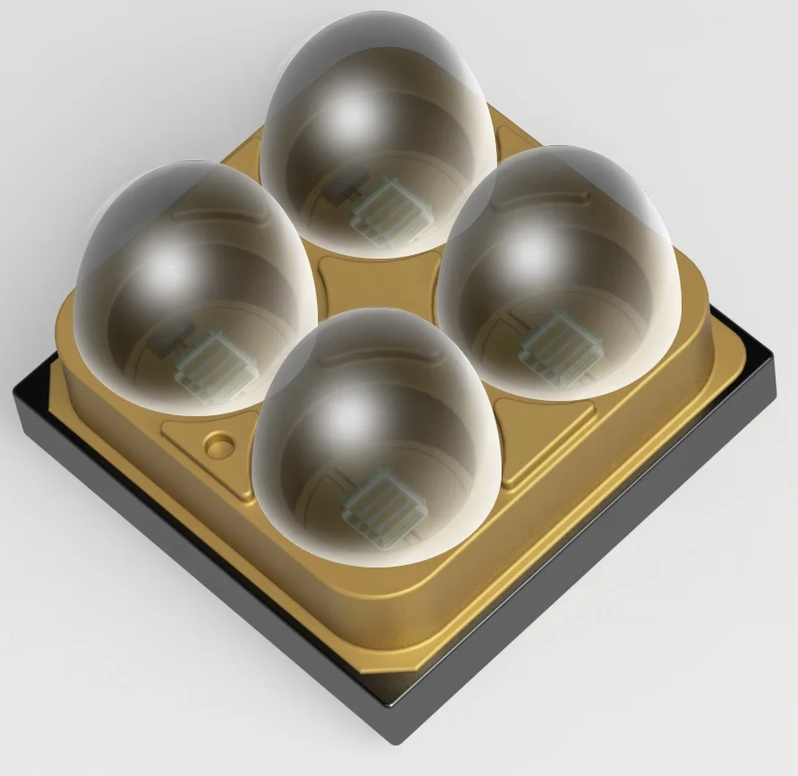 High-Power 10W UVC LED Lamp Flat Convex Head with Zener 265nm Wavelength for Effective Mosquito Trapping