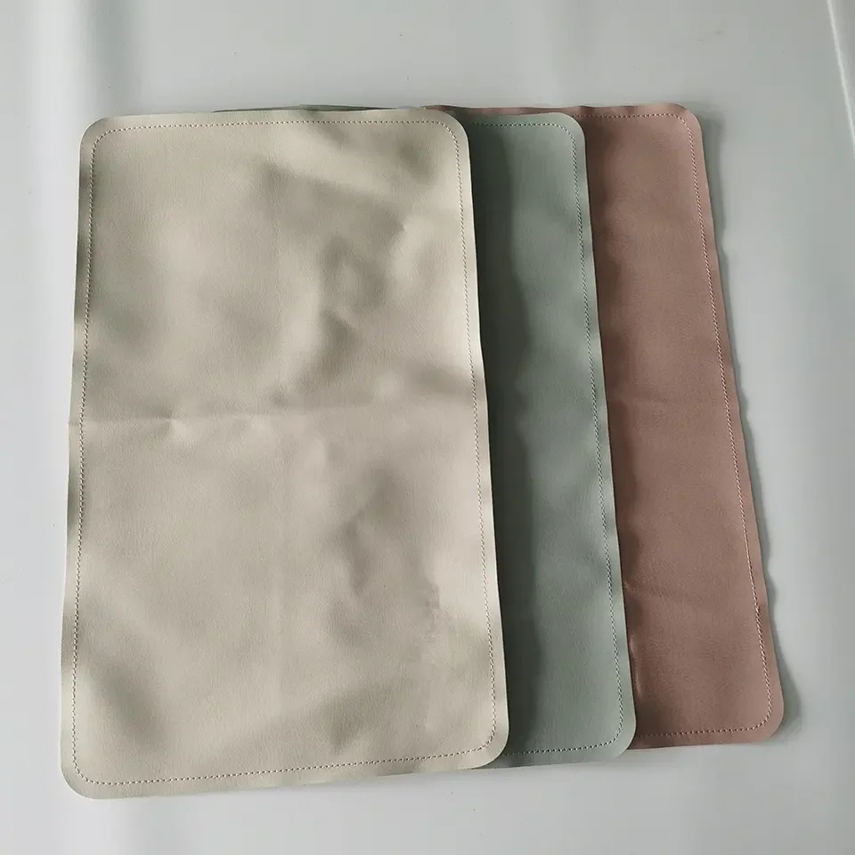 Portable Changing Pad Large Size Vinyl Waterproof Reusable Baby Changing Mats for Girls Boys Change Diaper Mat