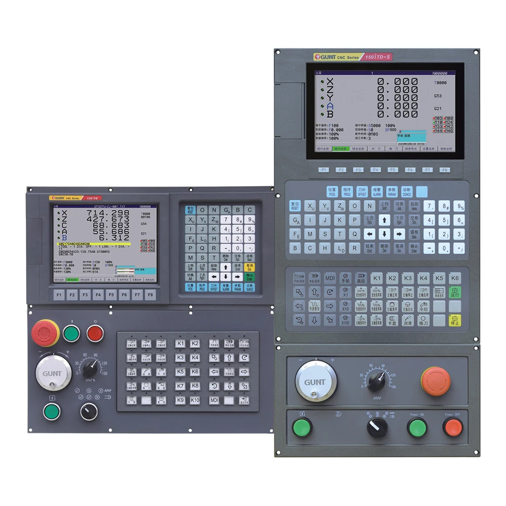 GUNT-150iTD 2-5 Axis Lathe and turning milling compound numerical control system CNC controller