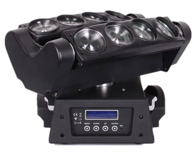 Красочный вращающийся луч светодиодная движущаяся головка 4 в 1 Rgbw 8x12 Вт паук DJ сценический эффект клубный свет для вечеринки