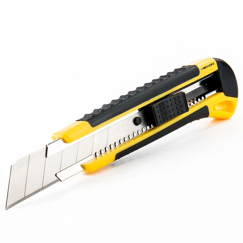25mm Width Blade Utility Cutter Knife with 1pc Carbon Steel Blade