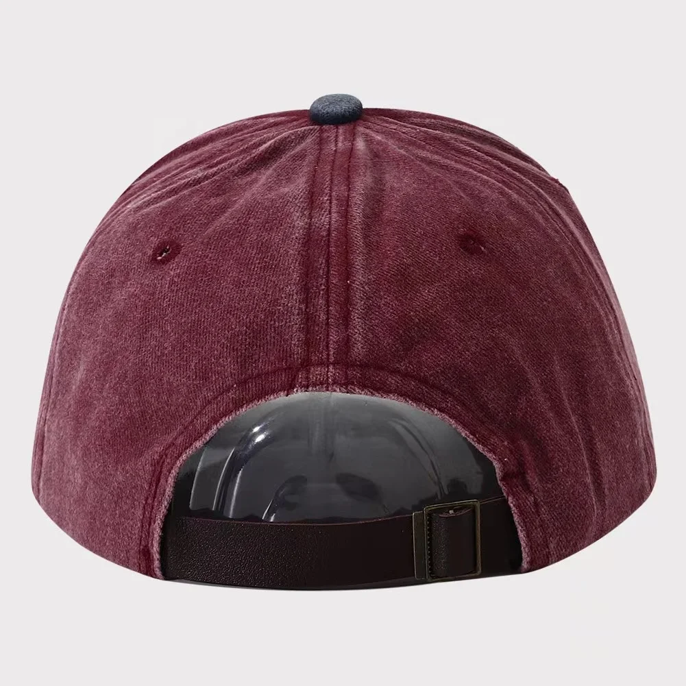 Screen Printing Washed Distressed Cotton Denim Trucker Hat Custom Your Logo Contrast Colors Distress Men Baseball Cap Dad Hat