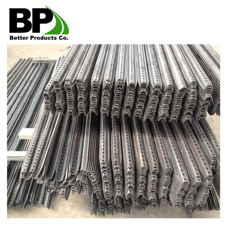 Customized Steel U Channel Traffic Road Warning Sign U Post Versatile Perforated U Post for Mechanical and Structural Purpose