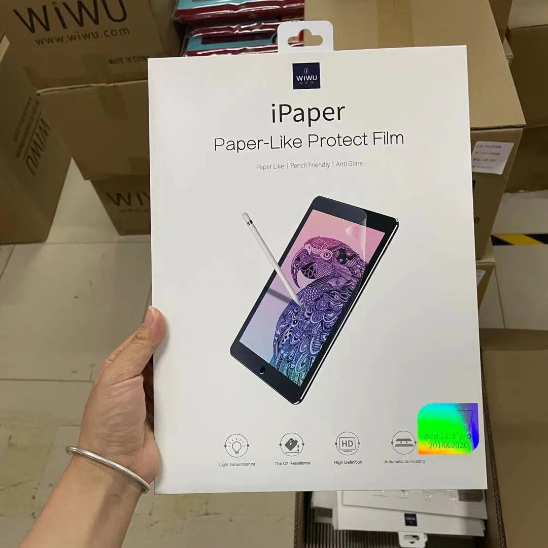 WiWU Защитная пленка для планшета iPad 7 9 10 2 5 11 12 дюймов матовая защитная экрана с защитой от отпечатков пальцев