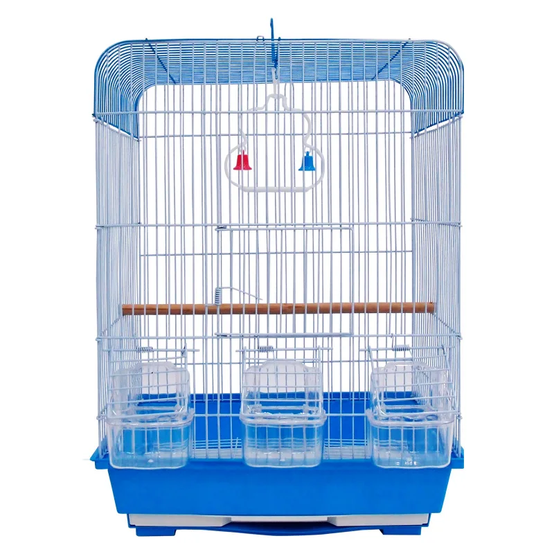 Factory Wholesale Wrought Portable Pet Cages Carriers Houses Aluminium Stainless Steel Large Parrot Cage Bird Breeding Cage