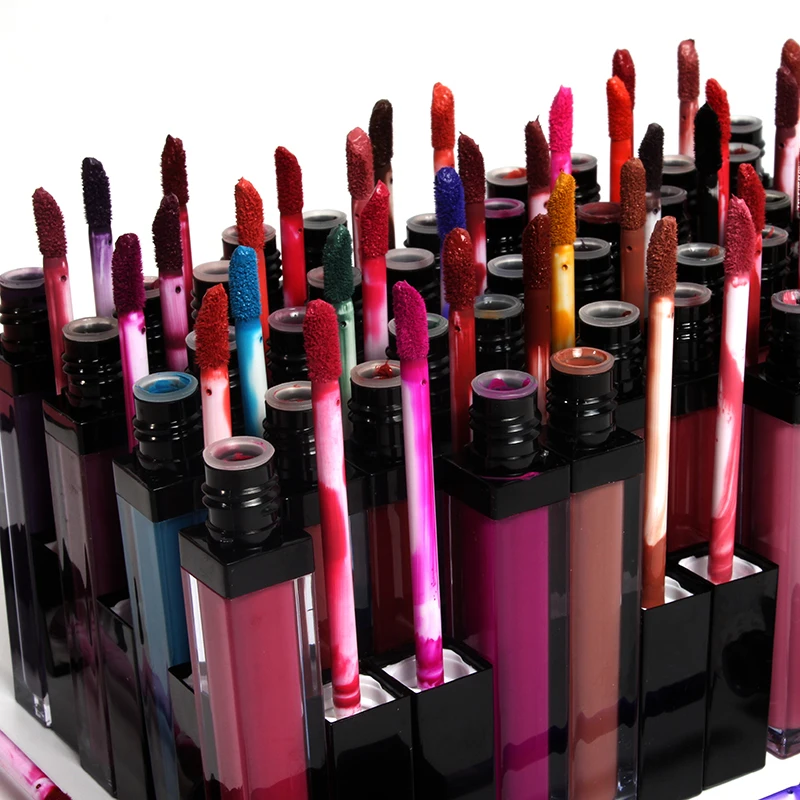 
Waterproof organic makeup 44 colors lipcream private label vegan matte liquid lipstick 