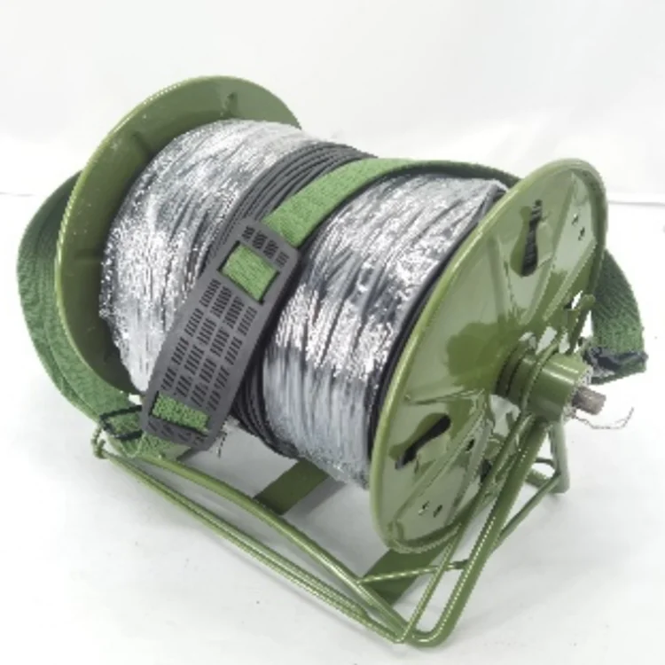 Backpack Metal Portable Tactical Cable Drum with soft belt