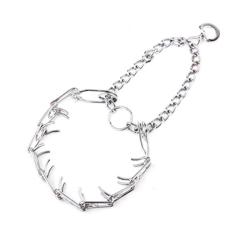 Factory Manufacture Detachable Rust-proof Stimulating Type Training Dog Collar Chain