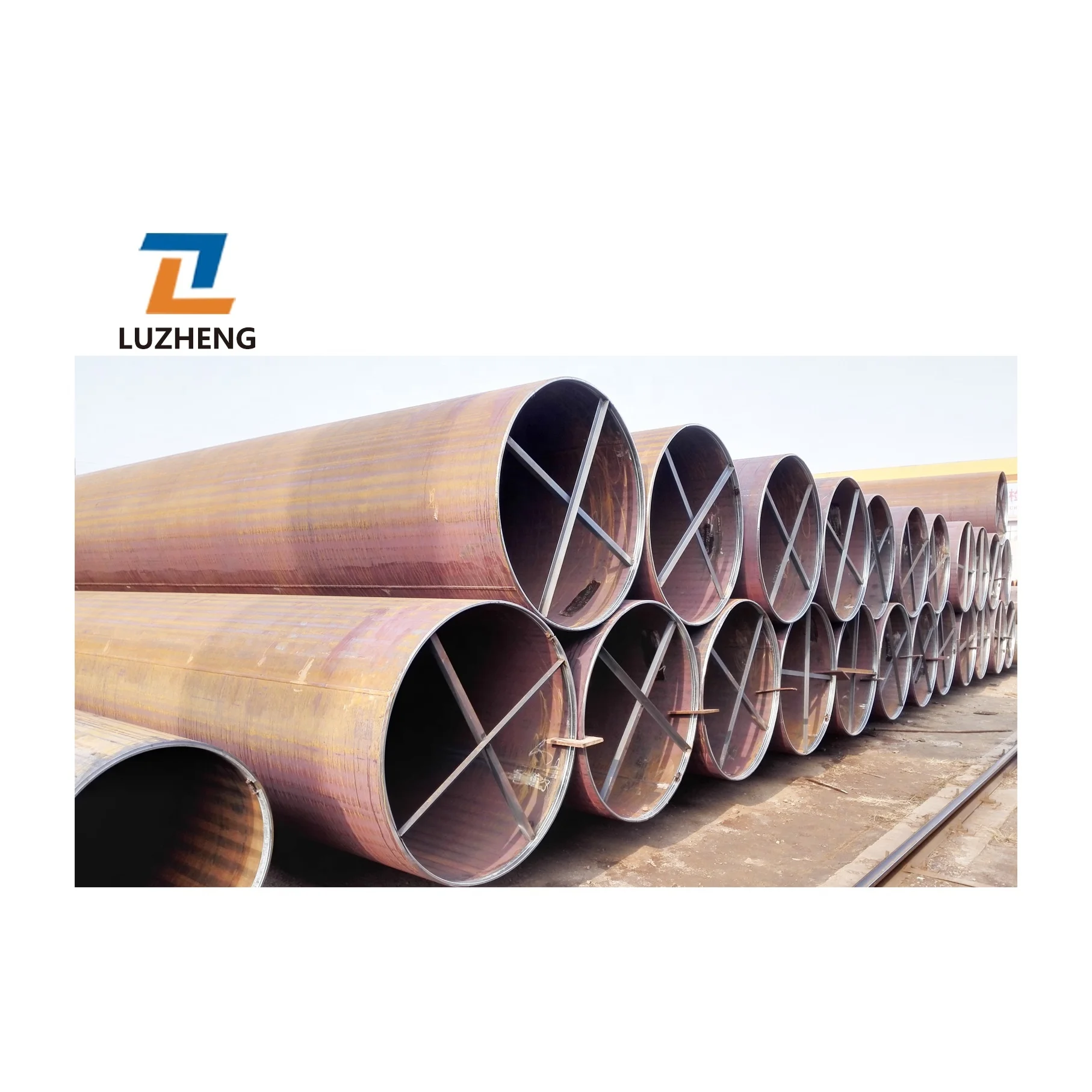 ASTM A106 API 5L Gr.B 6 Inch 8 Inch 10 Inch Diameter Schedule 40 Seamless Carbon Steel Pipe