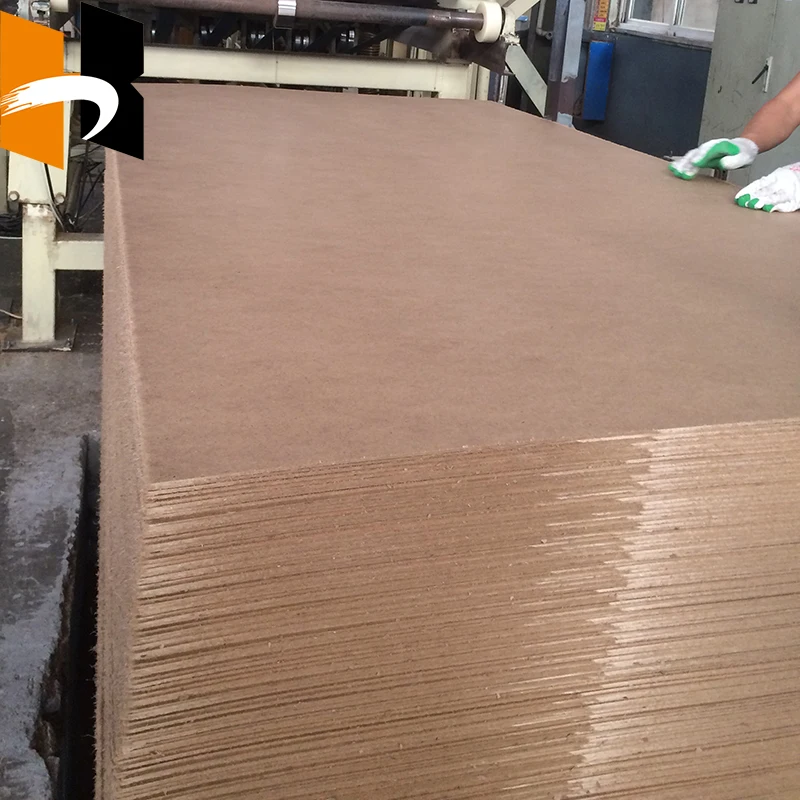 5mm 25mm Plain Raw Medium Density Board MDF Panel for Interior Door Making
