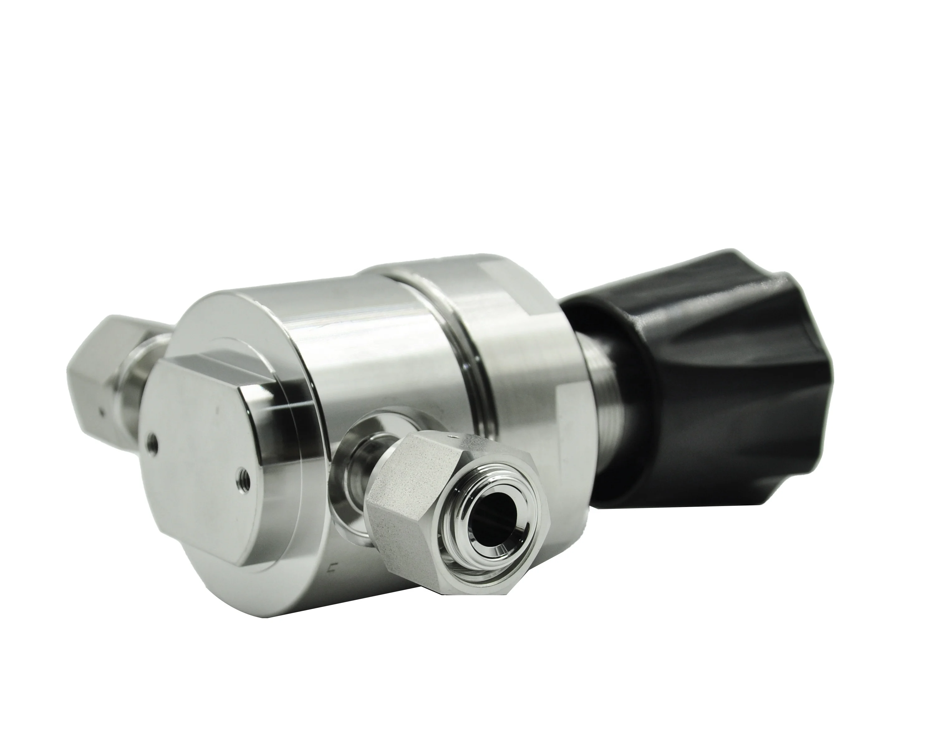 Ultra-High Purity Pressure Regulator Single Stage Diaphragm Structure Designed for High Temperature Fluid Applications