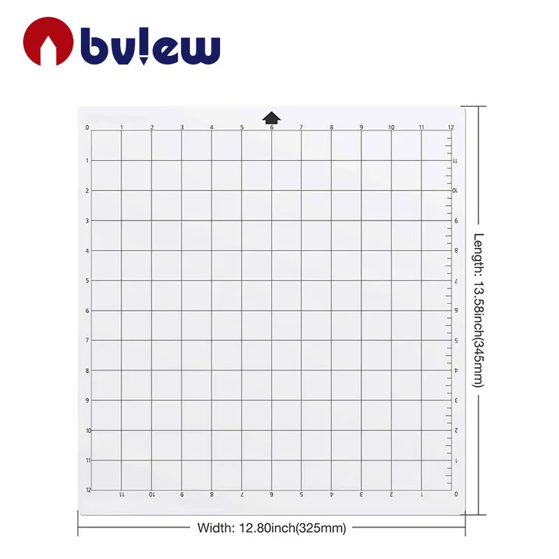 Коврик для резки 12 дюймов, клейкий нескользящий гибкий квадратный сетчатый коврик для резки, сменный коврик для резки