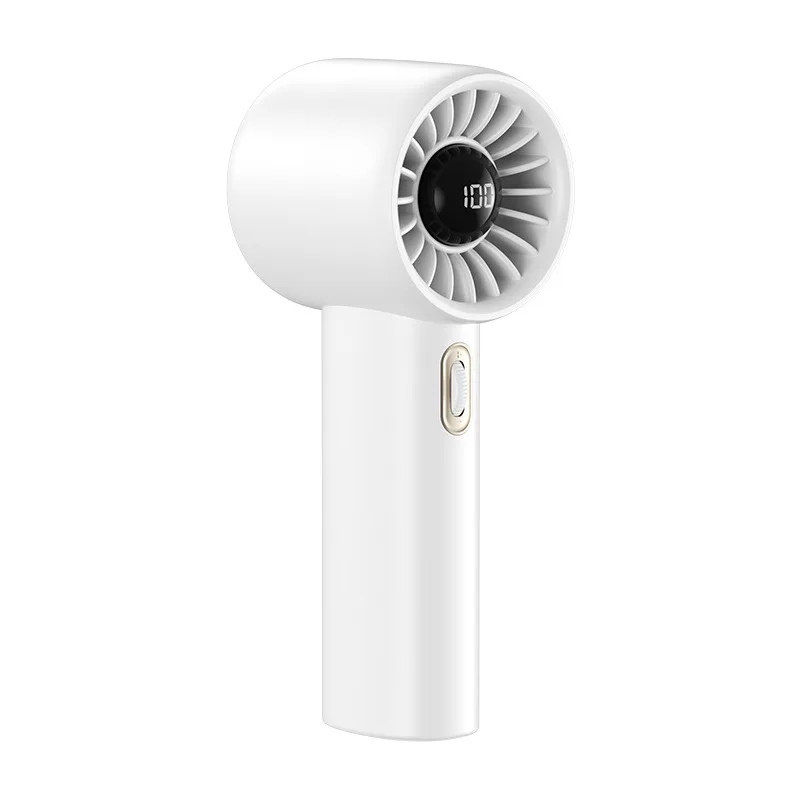 New Design Wireless hand mini fan Cute Portable USB Rechargeable motor 100speed gears fan Handheld High speed fan