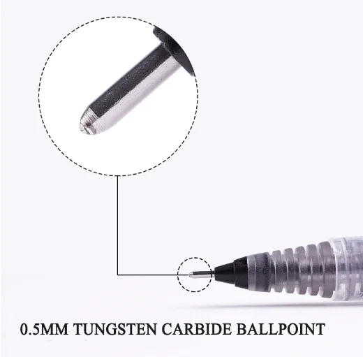 High Appearance Level Black Neutral Pen Style Office Gel Pen