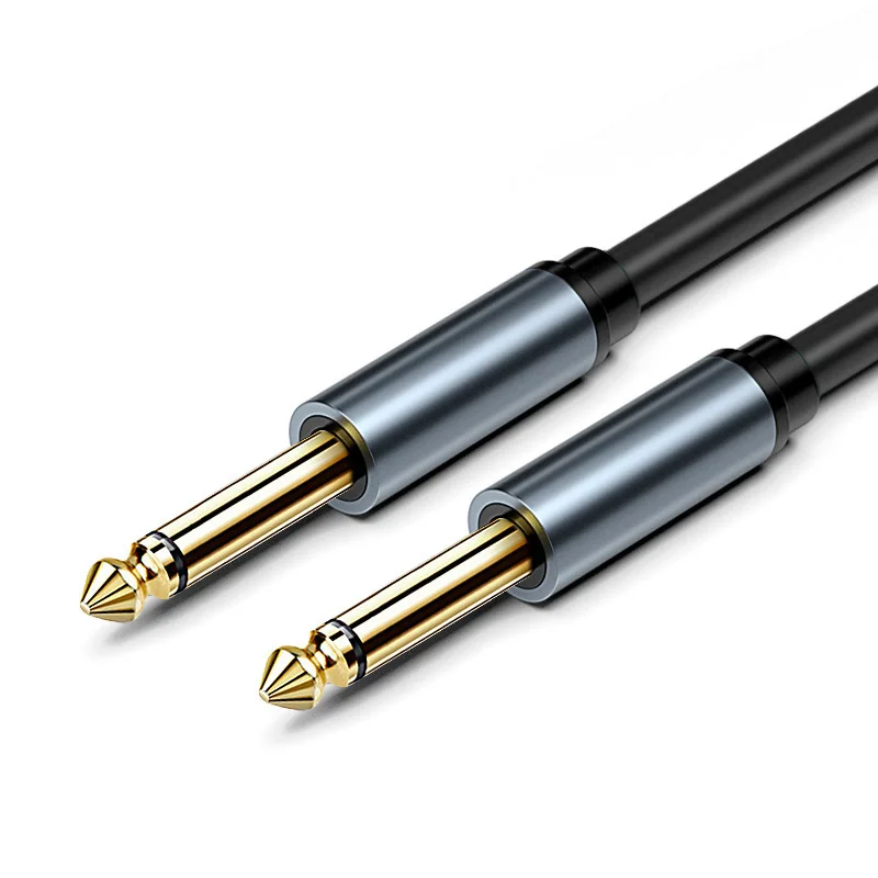 6.5 GOLD Mono male to male power amplifier guitar connecting line noise reduction performance electric box sound mixer  cable