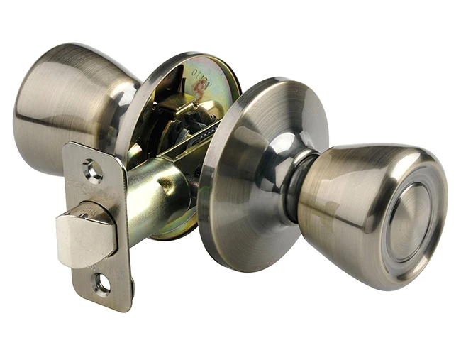 High Quality stainless steel door lockset, tubular knobset lock brass cylinder door knob lock 500 - 999 pieces