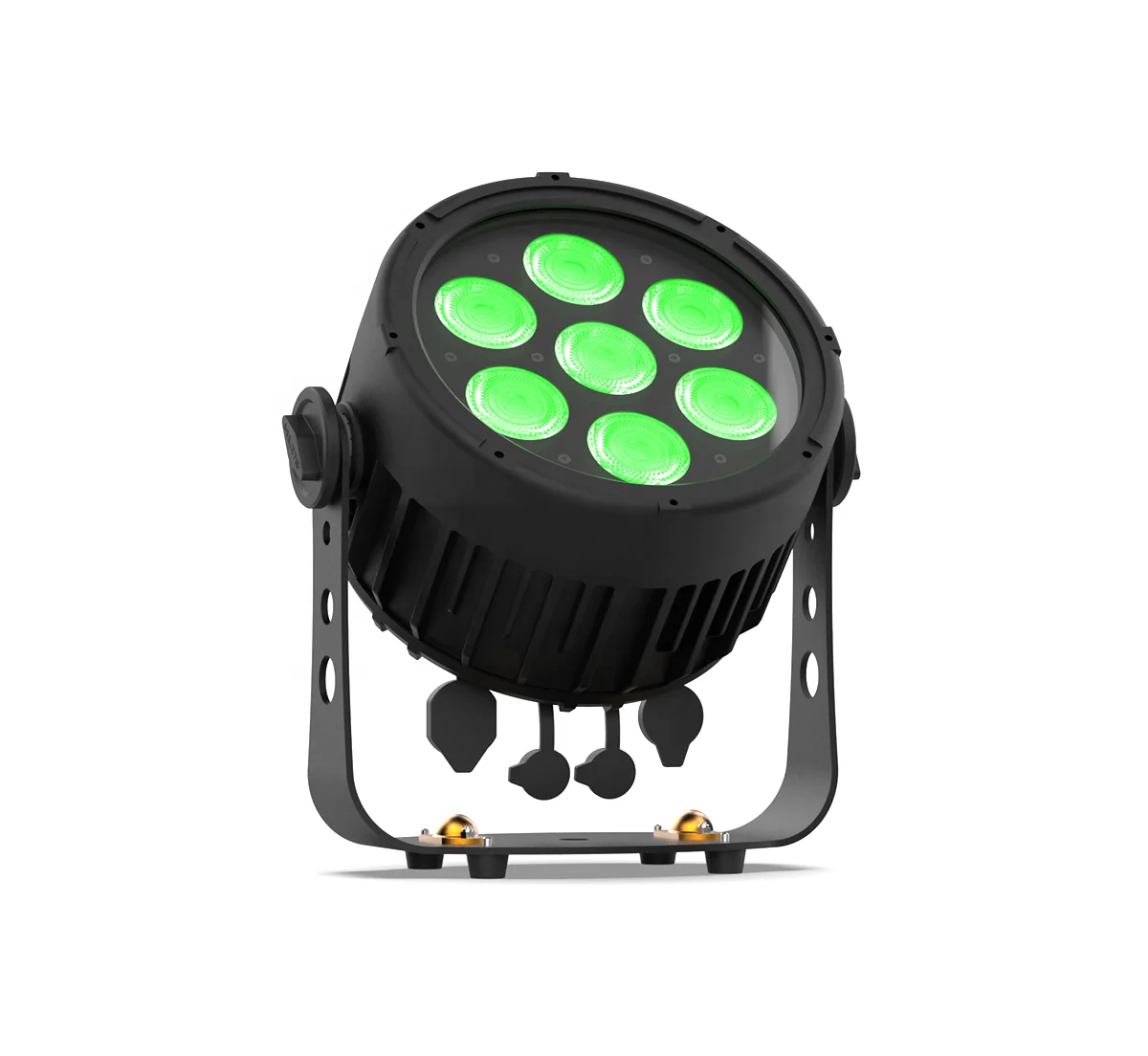 8PACK Outdoor 7*20W RGBWA+UV 6IN1 Waterproof Par light IR remote Sound Active DMX LED Slim Dj Par with OLED touch display