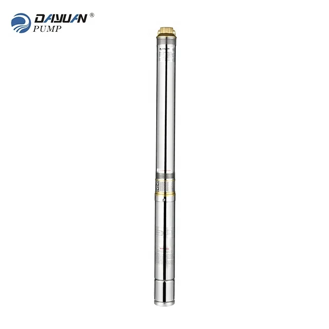 DAYUAN 1 25 дюймов ~ 2 дюйма 0 37 кВт-2 кВт многоступенчатый глубокий Электрический погружной насос для глубоких скважин сельскохозяйственного орошения