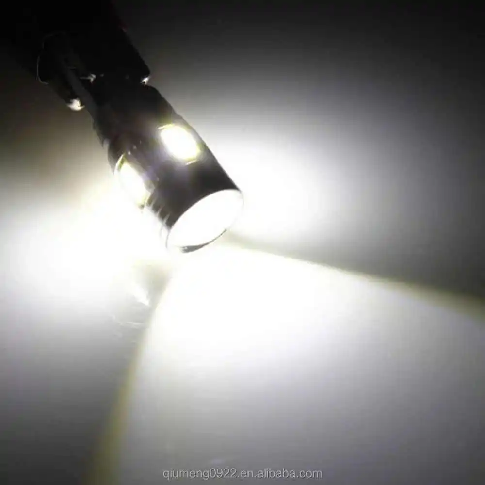10 шт. T10 6SMD 5630 Светодиодный клиновидный свет белые Автомобильные Боковые лампы Canbus без ошибок
