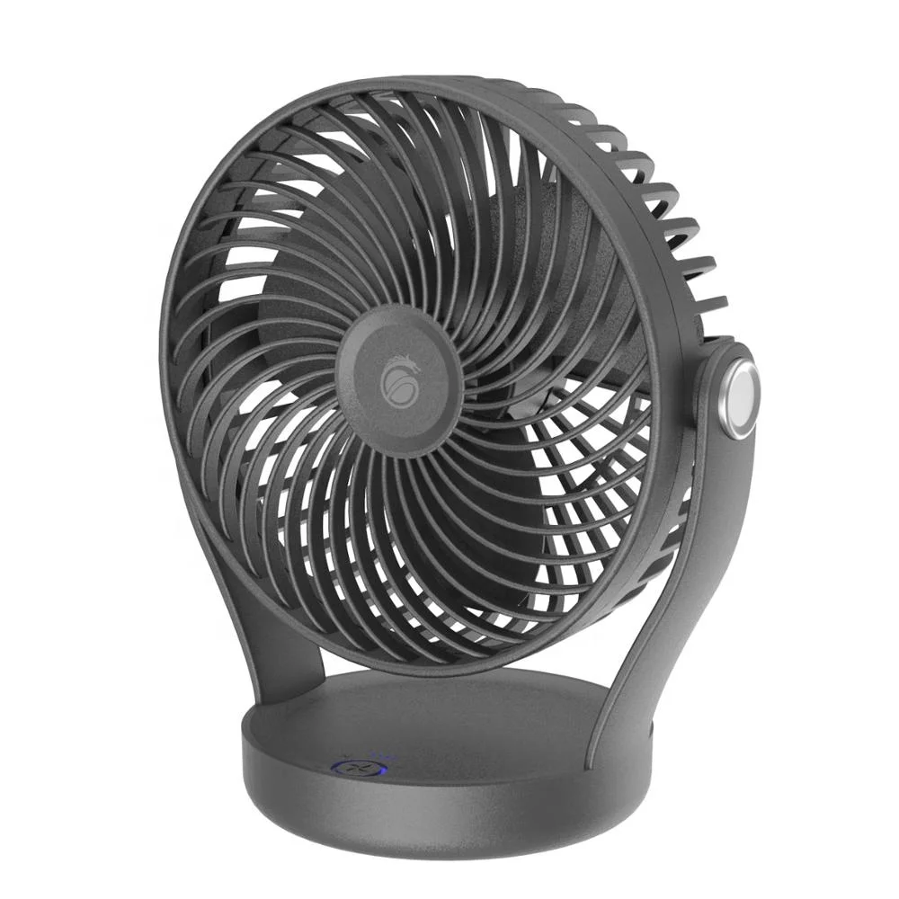 KONFULON 2024 Wholesale Trending Rechargeable Electronic Desktop Fan with Portable Design for Fast Cooling in Summer