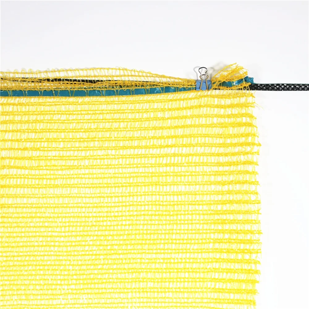 PE Fruit Packing Raschel Mesh Net Bag for Firewood Garlic Onions
