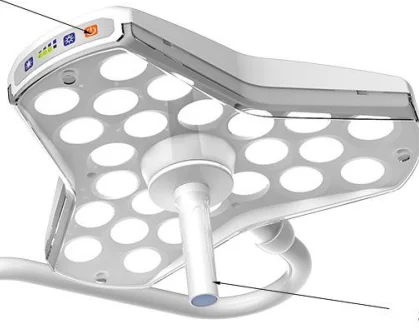 Hospital Medical Gynecological Factory Mobile Ceiling Surgical LED Lights Vet Clinic Operating Examination Lamp