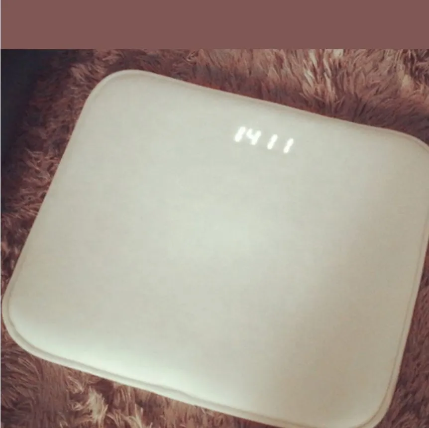 YIZHI Pressure Sensitive Alarm Clock Carpet Electronic Digital Clock Bedroom Anti-Slip Wear-Resisting Soft Mat