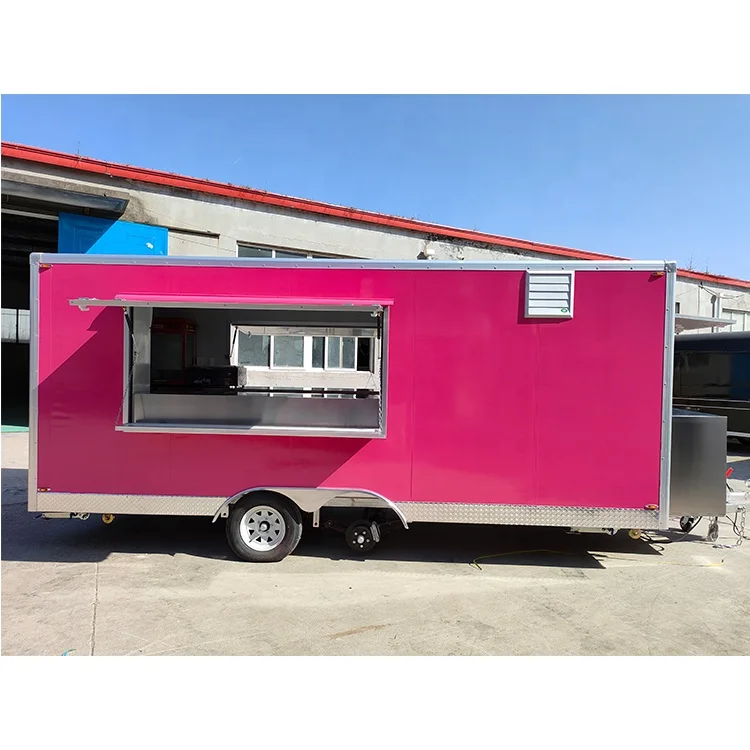 CE Certified Mobile Food Truck Stage Truck Trailer Mobile Clothing Store Trailers Exhibition Trailer For Sale