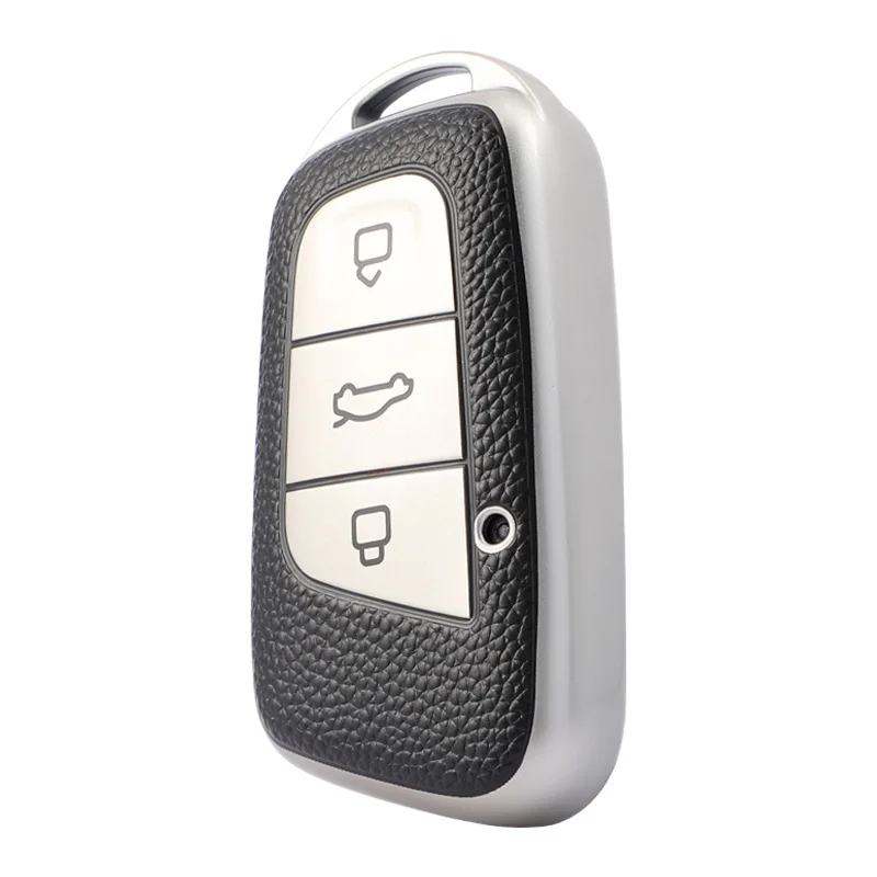 Car Key Case Cover Remote Protective TPU Holder Leather Box Accessories  FIt For Chery ant  eq Tiggo  Car Key Holder 2